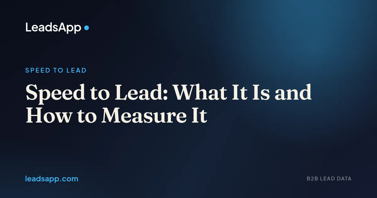 Speed to Lead: Why the First 5 Minutes Matter